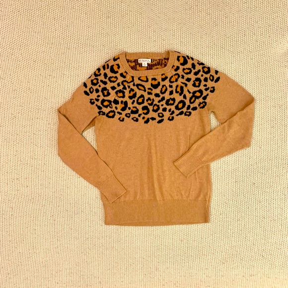 Leopard Print Sweater - Picture 1 of 14